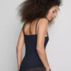 Top cami elastic, cu conținut ridicat de bumbac Top cami elastic, cu conținut ridicat de bumbac