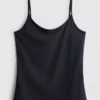 Top cami elastic, cu conținut ridicat de bumbac Top cami elastic, cu conținut ridicat de bumbac