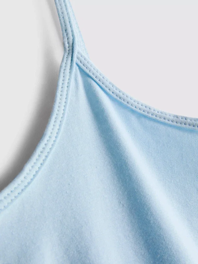 Top cami elastic, cu conținut ridicat de bumbac Top cami elastic, cu conținut ridicat de bumbac