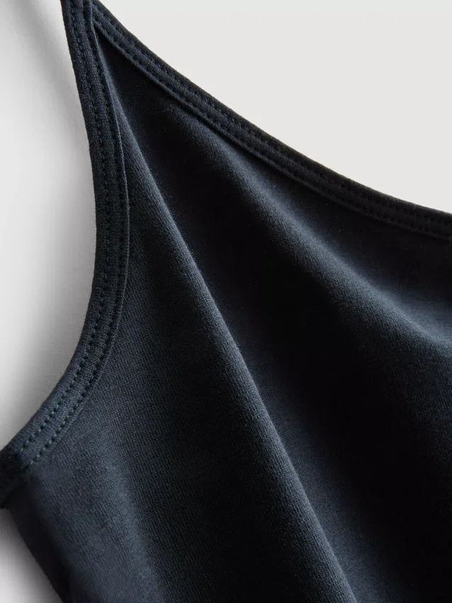 Top cami elastic, cu conținut ridicat de bumbac Top cami elastic, cu conținut ridicat de bumbac