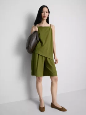 Top cami lung, texturat