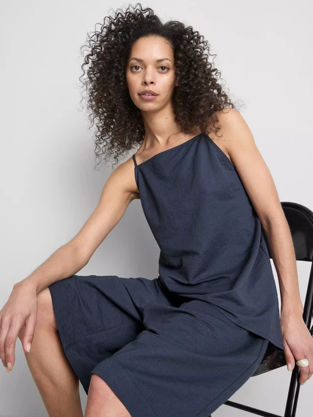 Top cami lung, texturat Top cami lung, texturat