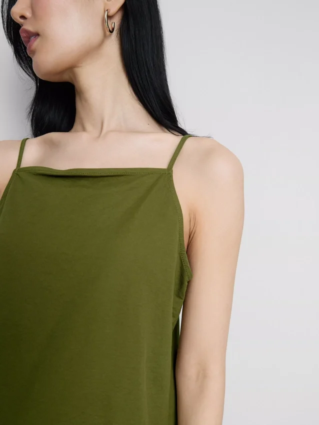 Top cami lung, texturat Top cami lung, texturat