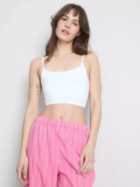 Top cami scurt, fără cusături