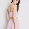 Top cami scurt, fără cusături