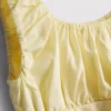 Top corset din crep cu guler pătrat