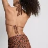Top de bikini cu gât halter cu imprimeu leopard de la Paula Echevarría Top de bikini cu gât halter cu imprimeu leopard de la Paula Echevarría