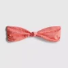 Top de bikini tip bandeau cu dungi și detaliu în formă de nod Top de bikini tip bandeau cu dungi și detaliu în formă de nod