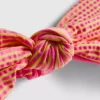 Top de bikini tip bandeau cu dungi și detaliu în formă de nod Top de bikini tip bandeau cu dungi și detaliu în formă de nod