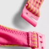 Top de bikini tip bandeau cu dungi și detaliu în formă de nod Top de bikini tip bandeau cu dungi și detaliu în formă de nod