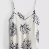 Top de pijama cu imprimeu coral