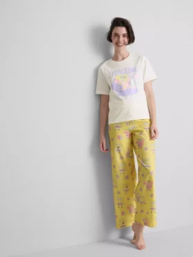 Top de pijama cu imprimeu SpongeBob SquarePants