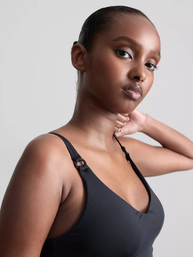 Top de tankini cu imprimeu Top de tankini cu imprimeu