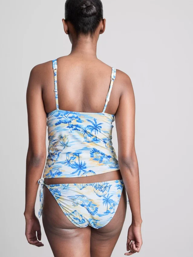 Top de tankini cu imprimeu Top de tankini cu imprimeu