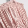 Top fără mâneci cu tiv peplum plisat