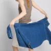 Top fără mâneci, elastic, cu conținut ridicat de bumbac