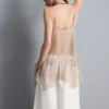 Top lung din dantelă transparentă Top lung din dantelă transparentă