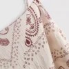 Top lung tip cami din satin șifonat de la Paula Echevarría Top lung tip cami din satin șifonat de la Paula Echevarría