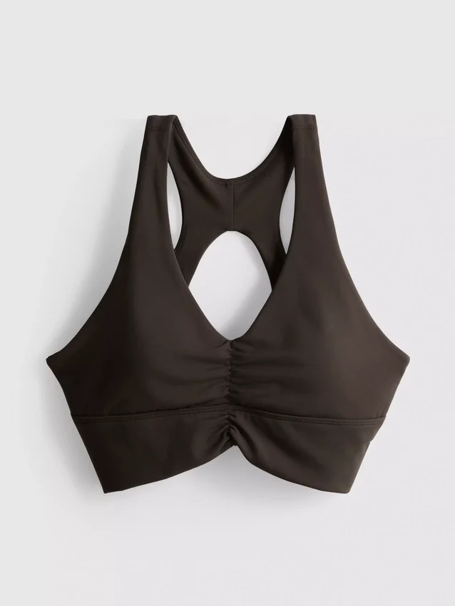 Top sport scurt, cu volane, extrem de moale Top sport scurt, cu volane, extrem de moale