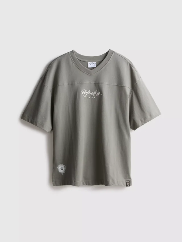 Tricou cu guler în V Ibiza Tricou cu guler în V Ibiza
