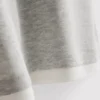 Tricou cu guler rotund, cu două straturi