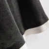 Tricou cu guler rotund, cu două straturi