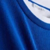 Tricou cu guler rotund, cu două straturi