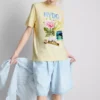 Tricou cu imprimeu din bumbac Nybg