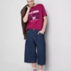 Tricou cu mânecă scurtă din bumbac, cu imprimeu