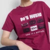 Tricou cu mânecă scurtă din bumbac, cu imprimeu