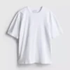 Tricou cu mâneci scurte, croială lejeră Tricou cu mâneci scurte, croială lejeră