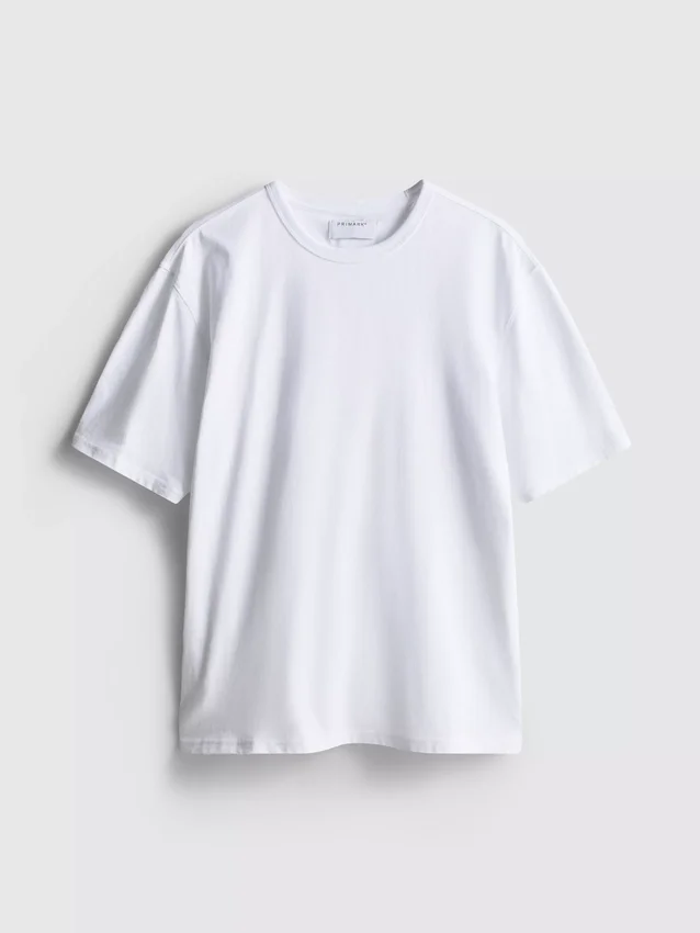 Tricou cu mâneci scurte, croială lejeră Tricou cu mâneci scurte, croială lejeră