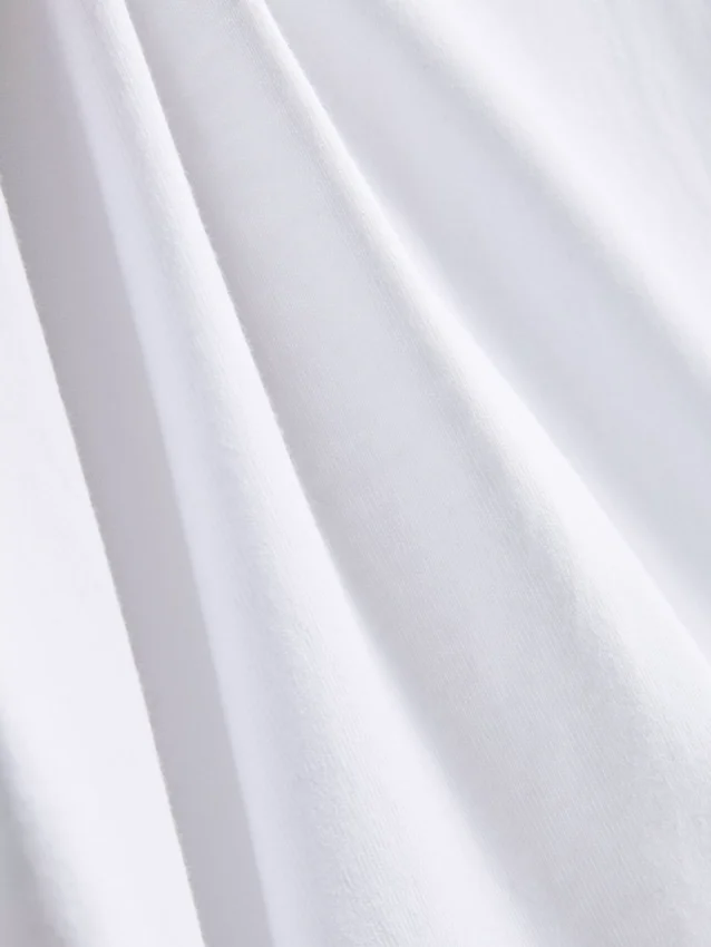 Tricou cu mâneci scurte, croială lejeră Tricou cu mâneci scurte, croială lejeră