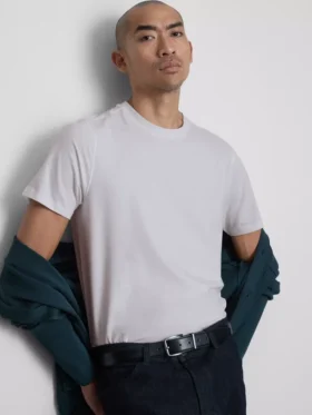 Tricou cu mâneci scurte, croială slim-fit, din material elastic