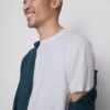 Tricou cu mâneci scurte, croială slim-fit, din material elastic