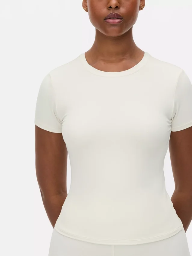 Tricou cu mâneci scurte, moale ca untul Tricou cu mâneci scurte, moale ca untul
