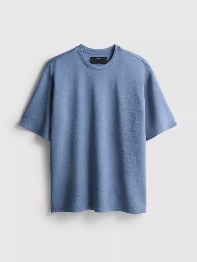 Tricou cu mâneci scurte texturat Tricou cu mâneci scurte texturat