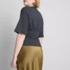 Tricou cu talie empire