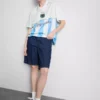 Tricou de fotbal argentinian cu guler Tricou de fotbal argentinian cu guler