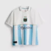 Tricou de fotbal argentinian cu guler Tricou de fotbal argentinian cu guler
