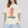 Tricou din bumbac Campari cu guler rotund Tricou din bumbac Campari cu guler rotund