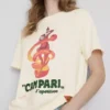 Tricou din bumbac Campari cu guler rotund Tricou din bumbac Campari cu guler rotund