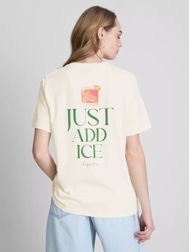 Tricou din bumbac Campari cu guler rotund Tricou din bumbac Campari cu guler rotund