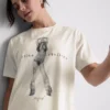 Tricou din bumbac Christina Aguilera cu imprimeu muzical Tricou din bumbac Christina Aguilera cu imprimeu muzical