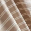 Tricou din bumbac cu dungi și guler în V Tricou din bumbac cu dungi și guler în V