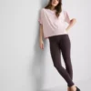 Tricou din bumbac cu guler rotund și croială dreptă Tricou din bumbac cu guler rotund și croială dreptă