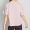 Tricou din bumbac cu guler rotund și croială dreptă Tricou din bumbac cu guler rotund și croială dreptă