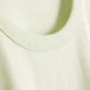 Tricou din bumbac cu guler rotund și croială dreptă Tricou din bumbac cu guler rotund și croială dreptă