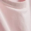Tricou din bumbac cu guler rotund și croială dreptă Tricou din bumbac cu guler rotund și croială dreptă