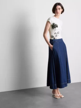 Tricou din bumbac cu imprimeu floral
